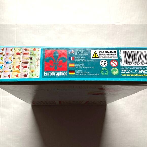 Eurographics 1000 Piece Jigsaw Puzzle: Cocktails - Pre-Owned - Picture 5 of 8